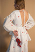 Ola Dress Bordado Cherry Picante